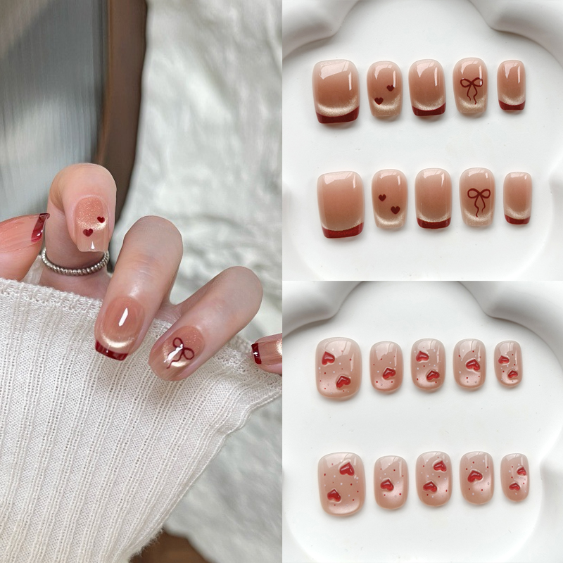 Nail Art French Nails - 10 Uds. de Uñas Postizas Estilo