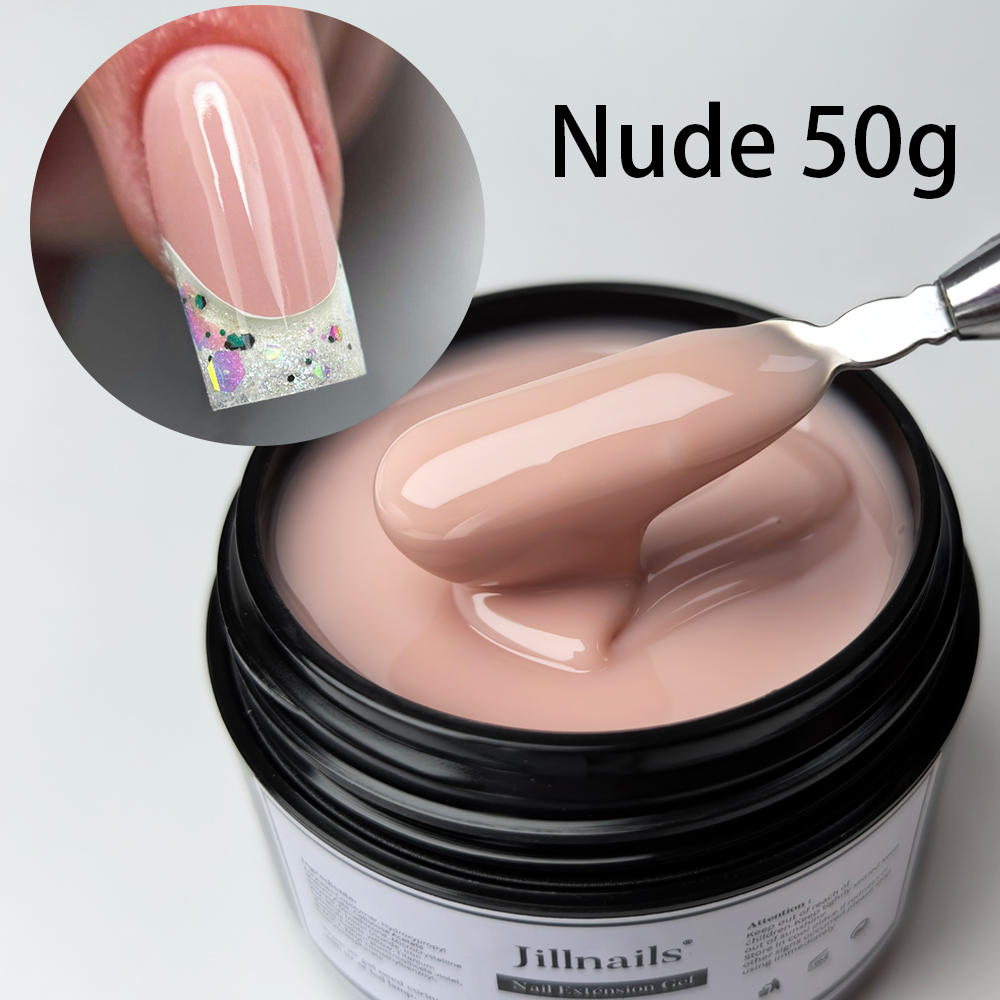 Nail Art Burgundy - Jillnails Gel Constructor de Uñas Nude