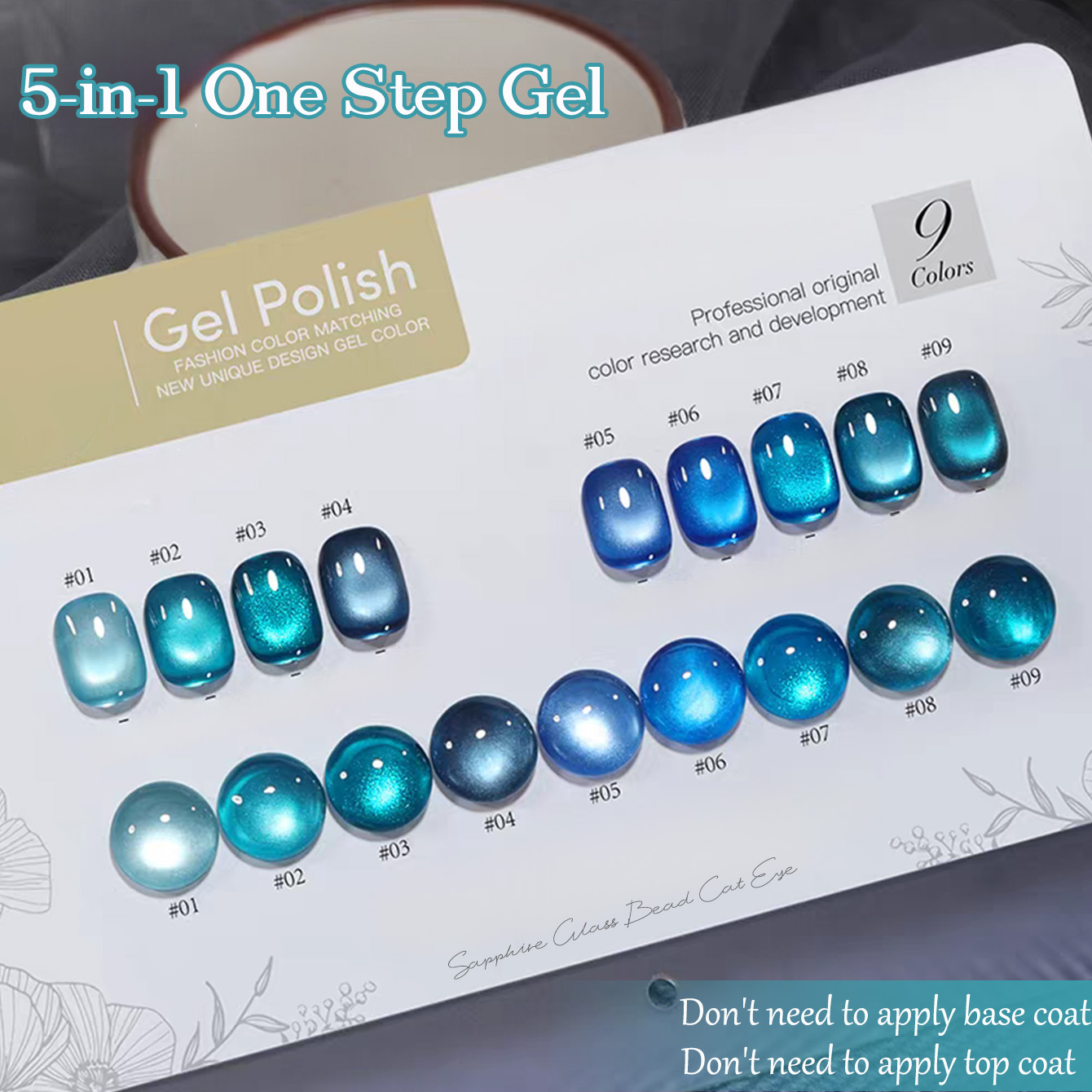 1 unidad SHAKA Esmalte de Uñas - Nail Art Ice Blue reseña y precio