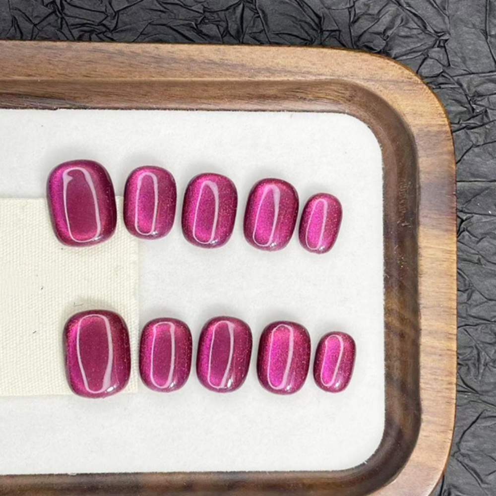 Juego de uñas postizas redonda - Nail Art Simple reseña y precio