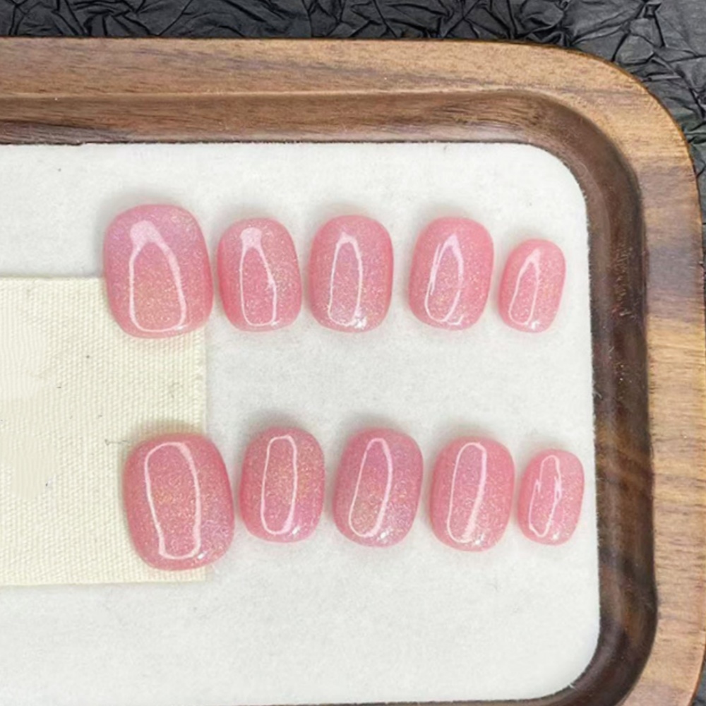 Juego de uñas postizas redonda - Nail Art Simple reseña y precio