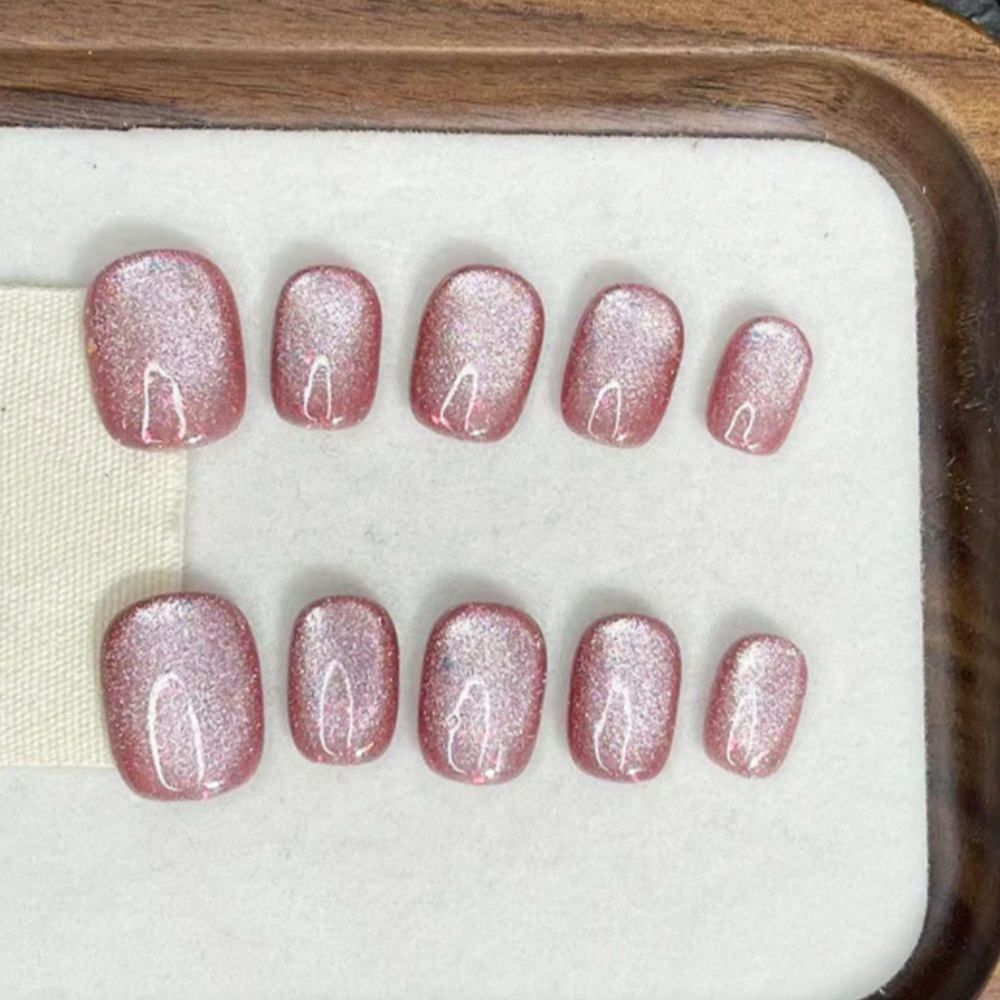 Juego de uñas postizas redonda - Nail Art Simple reseña y precio