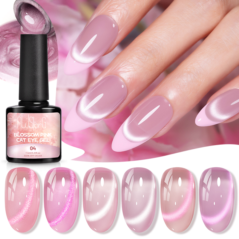 AWStorG 7.5ML Flash Pure Lust  - Nail Art Cat Eye Pink reseña y precio