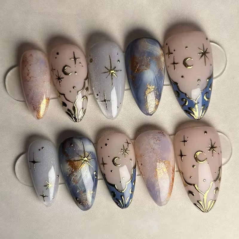 Juego de 24 Uds de uñas cortas - Nail Art French Nails reseña y precio