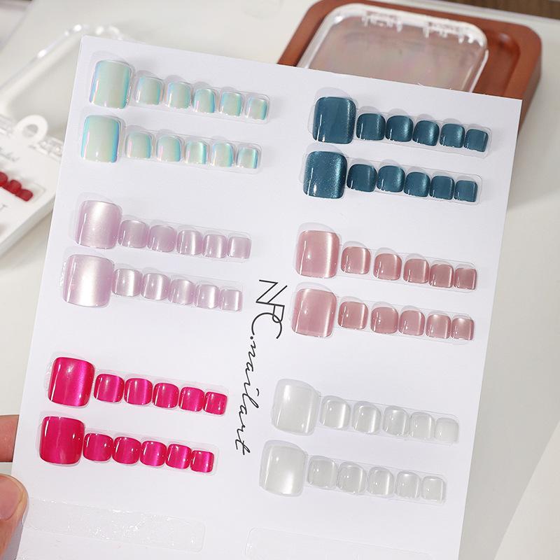 Nuevas 10 Uñas Postizas France - Nail Art Extension Cat Eye reseña y precio