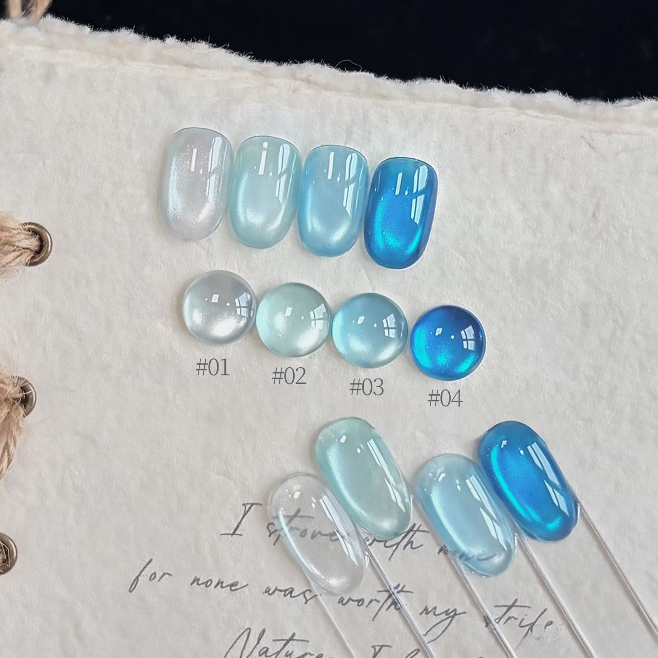 1 unidad de esmalte de uñas en - Nail Art Ice Blue reseña y precio