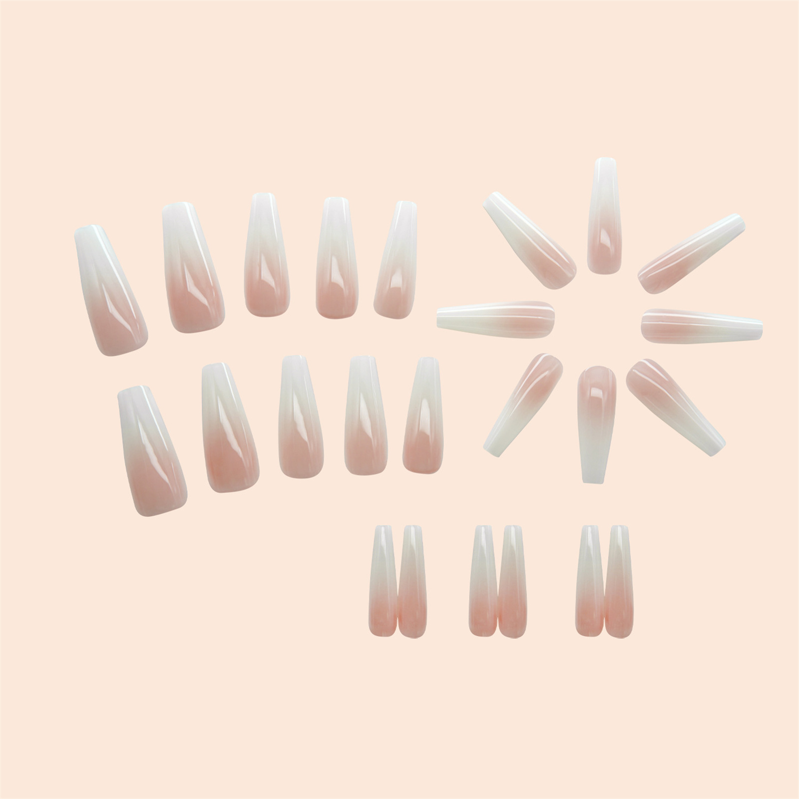 Uñas postizas largas estilo ba - Nail Art Simple reseña y precio