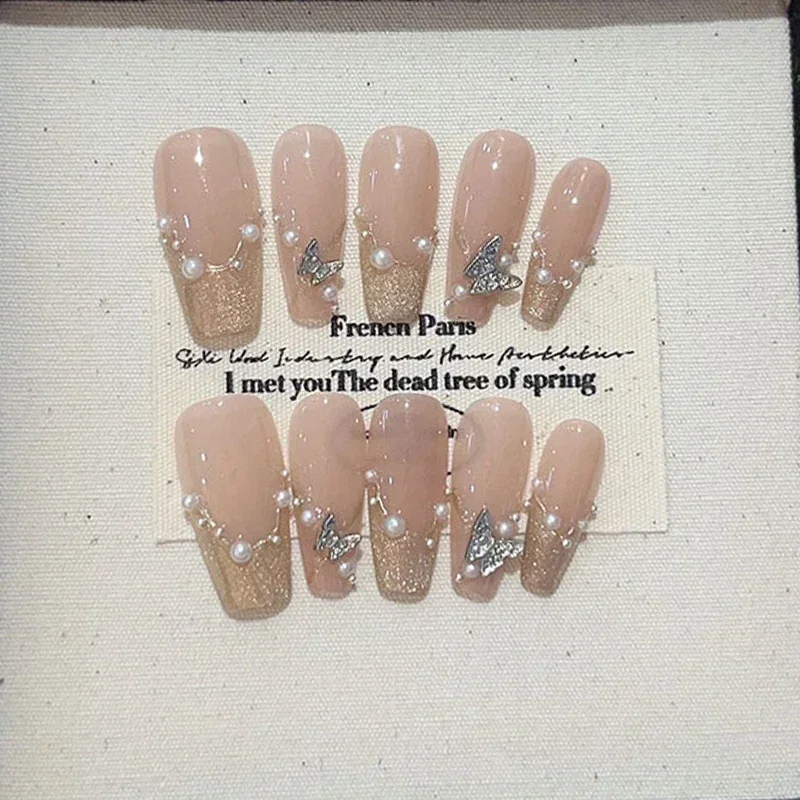 10 Uds. De polvo de ojo de gat - Nail Art Cat Eye Pink reseña y precio