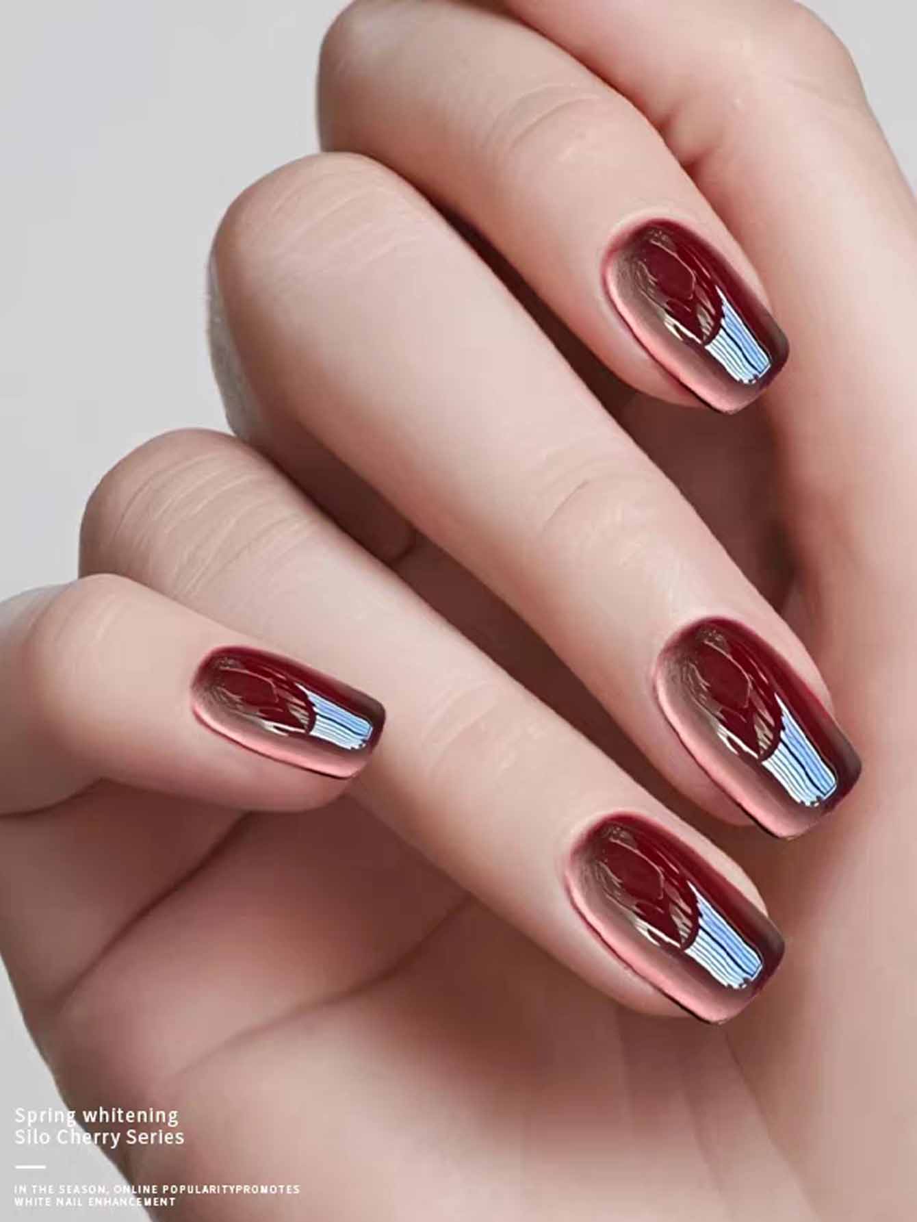 1 unidad de esmalte de uñas en - Nail Art Burgundy reseña y precio