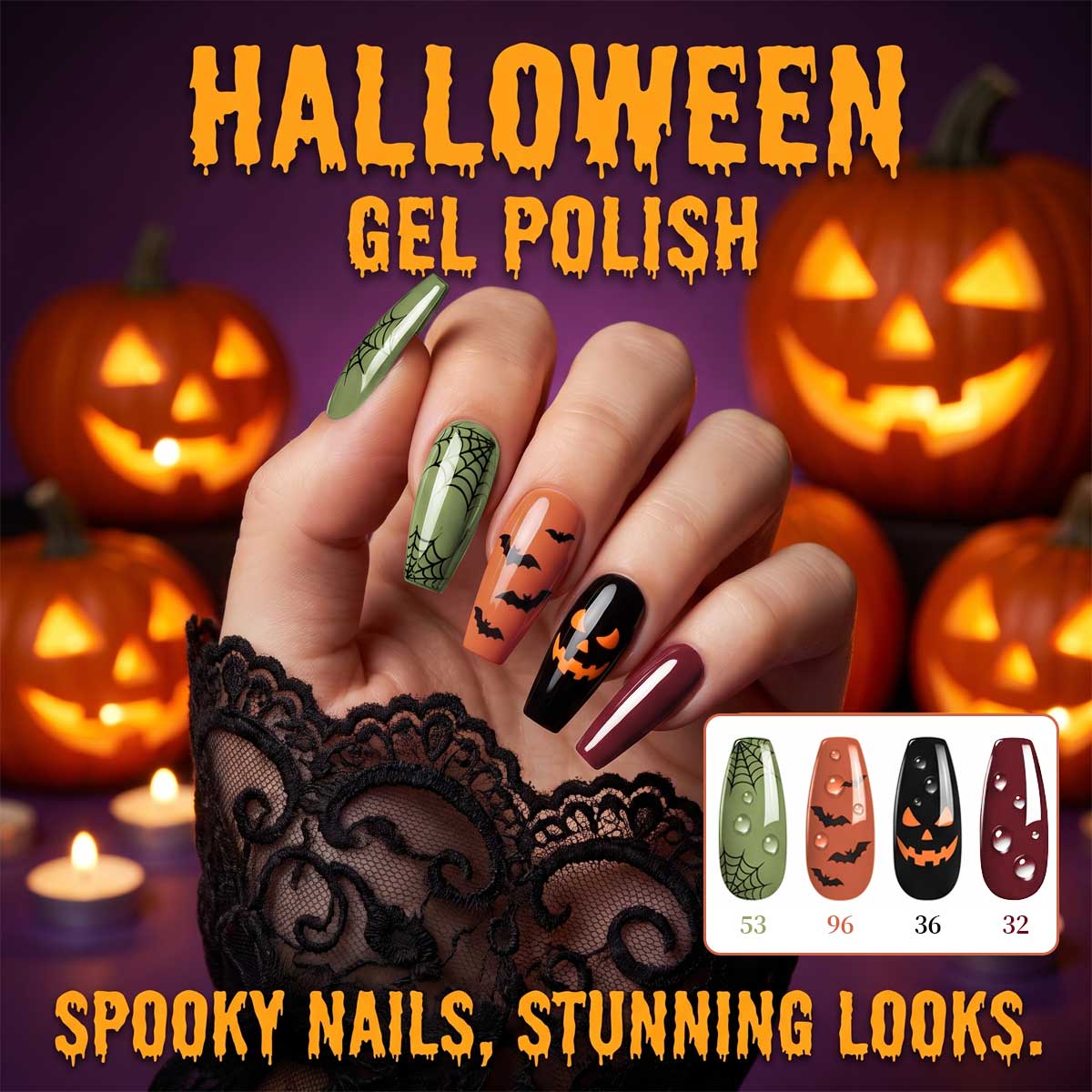 Paquete de 4 esmaltes de uñas  - Nail Art Burgundy reseña y precio