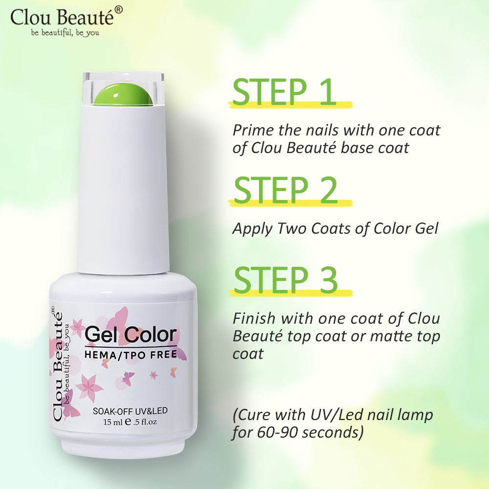 Esmalte de Uñas en Gel Clou Be - Nail Art Burgundy reseña y precio