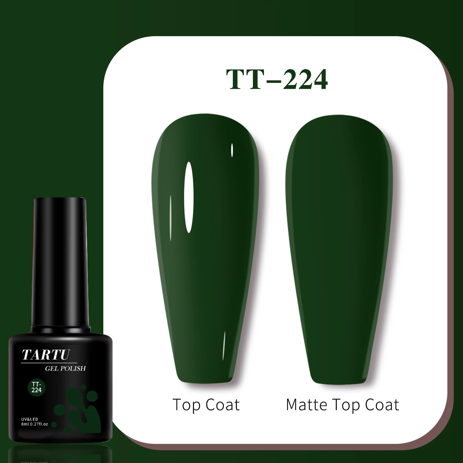 TARTU-Esmalte de uñas en Gel,  - Nail Art Burgundy reseña y precio