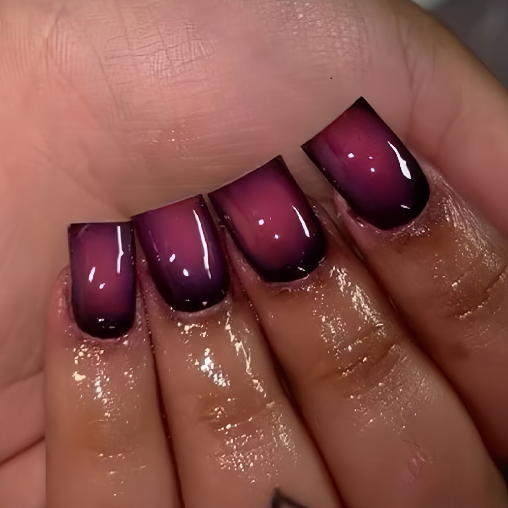 Uñas postizas cortas cuadradas - Nail Art French Nails reseña y precio