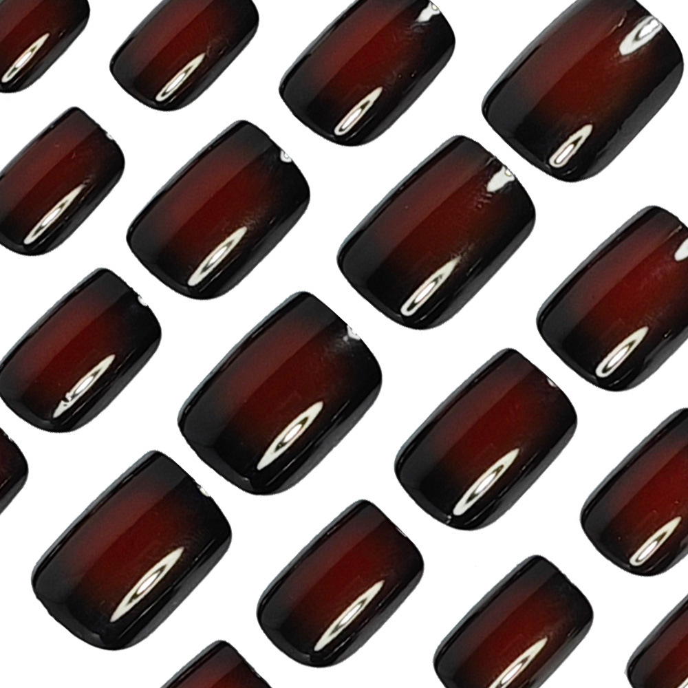 Uñas postizas cortas cuadradas - Nail Art French Nails reseña y precio
