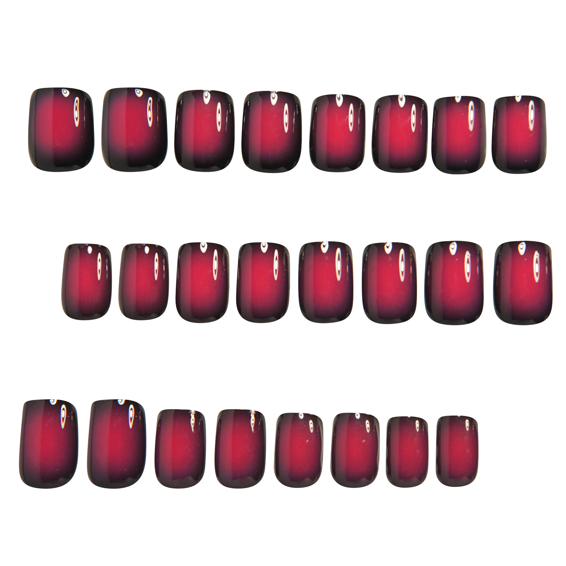 Uñas postizas cortas cuadradas - Nail Art French Nails reseña y precio