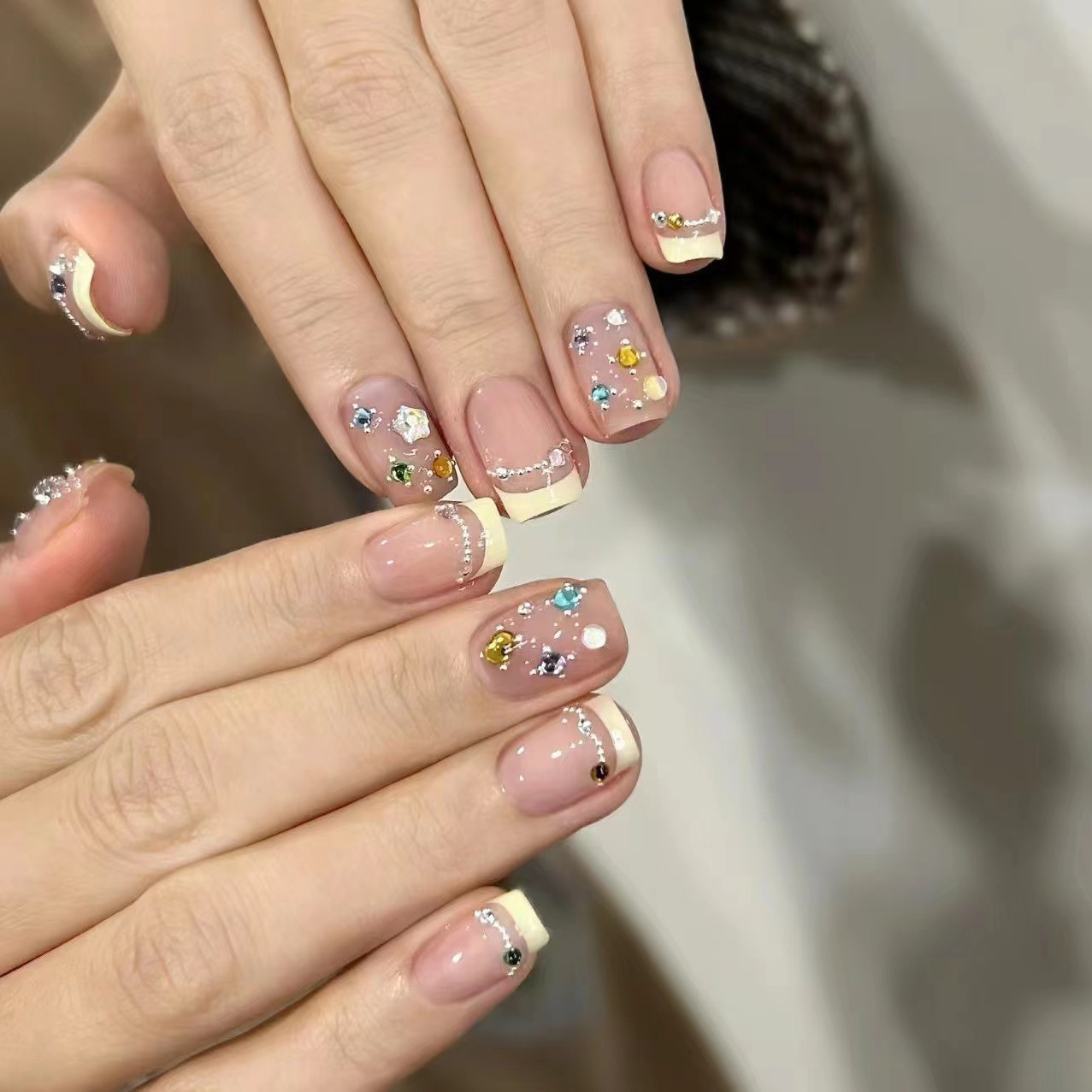 10 Uds. De uñas postizas franc - Nail Art French Nails reseña y precio