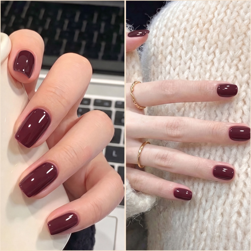 Visuatia Gel para Uñas Rojo Bo - Nail Art Burgundy reseña y precio