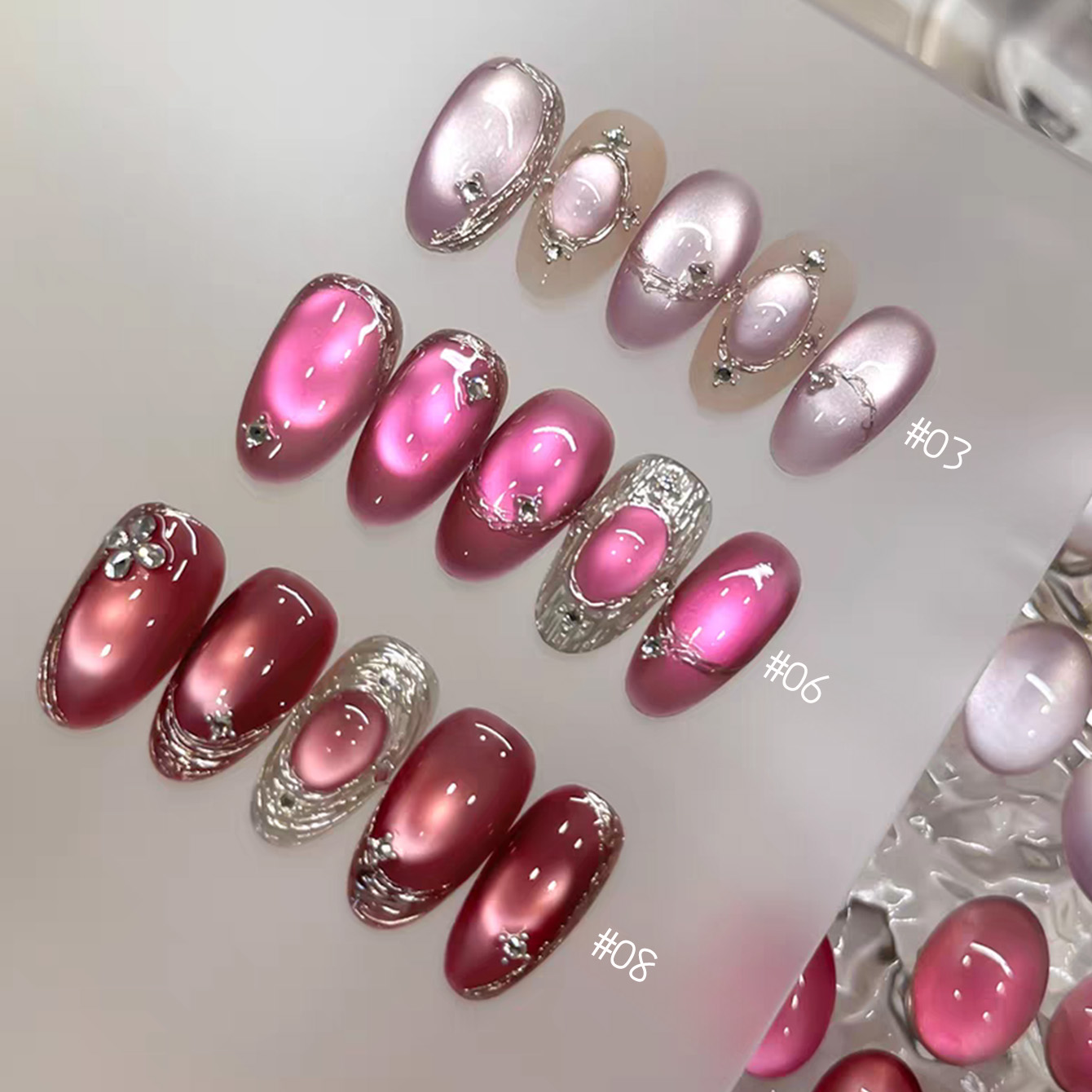 1 unidad TC 2026 Popular de Ve - Nail Art Cat Eye Pink reseña y precio
