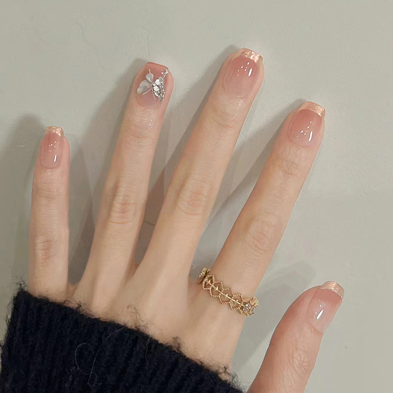 24 Uds. Uñas Postizas con Efec - Nail Art Simple reseña y precio