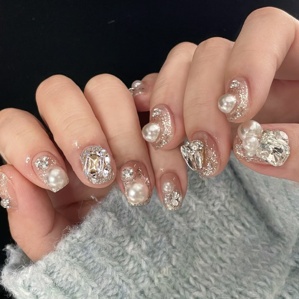 24 Uds. Uñas Postizas con Efec - Nail Art Simple reseña y precio