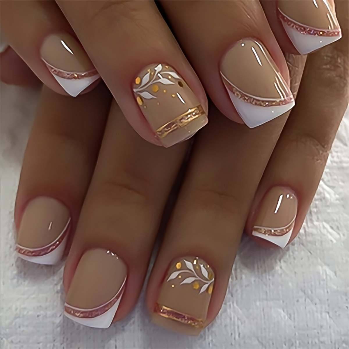 Uñas postizas cortas y mediana - Nail Art Glitter reseña y precio