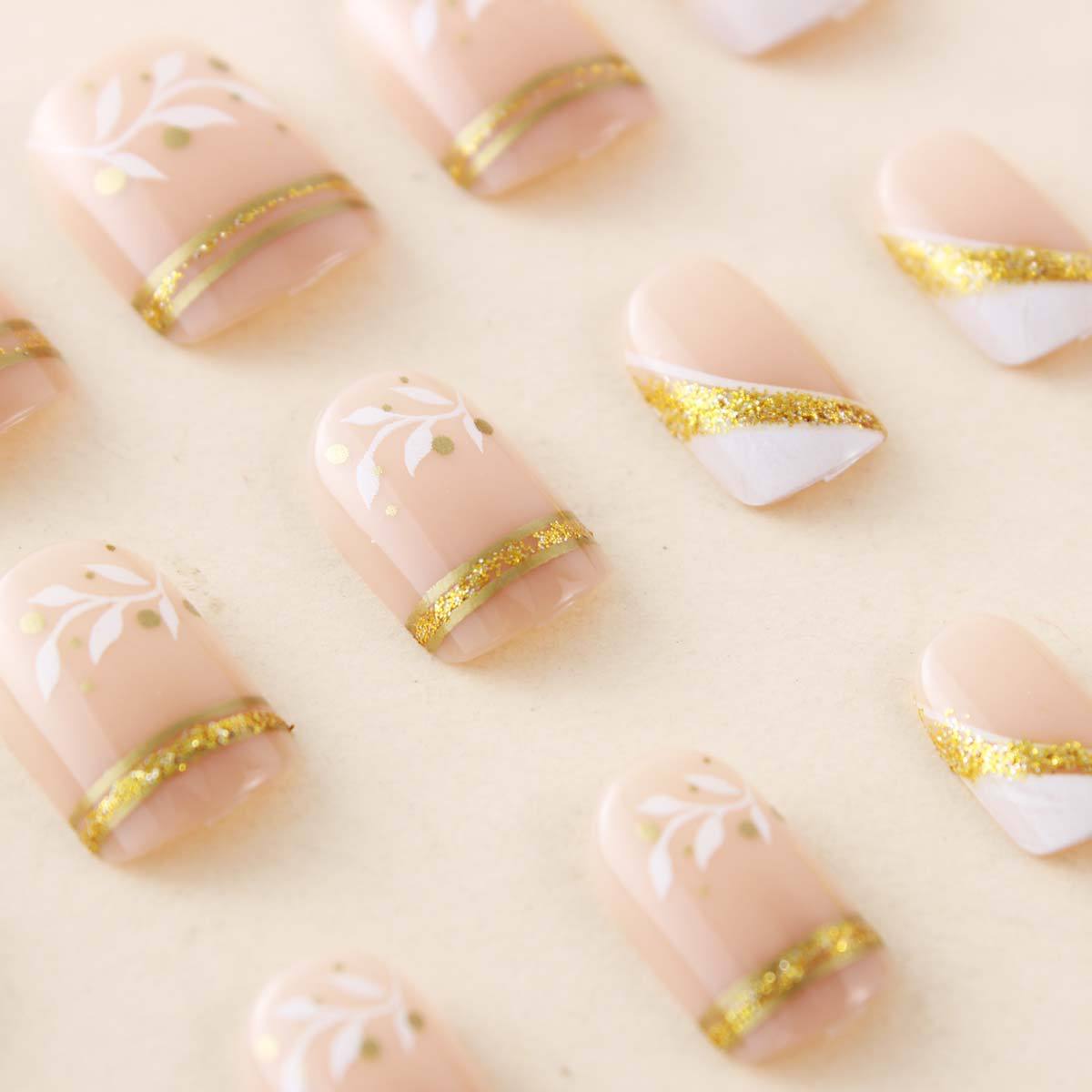 Uñas postizas cortas y mediana - Nail Art Glitter reseña y precio