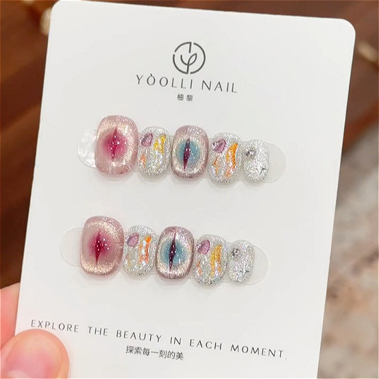 10 Uds. De uñas postizas de ca - Nail Art Simple reseña y precio