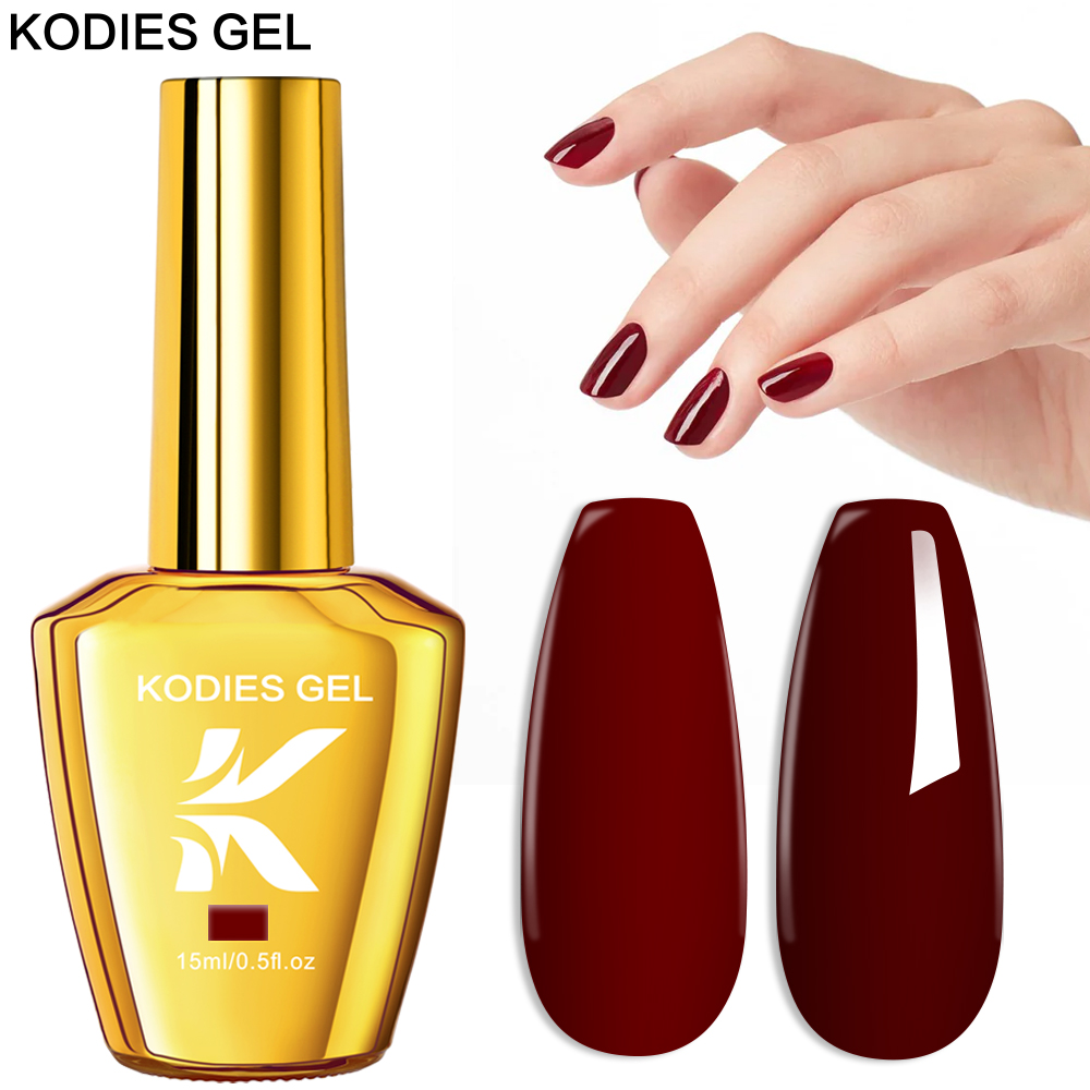 KODIES GEL-esmalte de uñas de  - Nail Art Burgundy reseña y precio