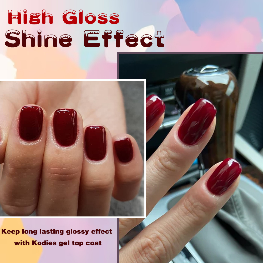 KODIES GEL-esmalte de uñas de  - Nail Art Burgundy reseña y precio