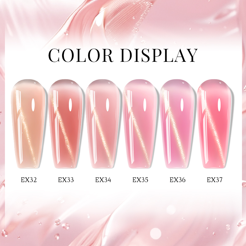 Gel de extensión de uñas magné - Nail Art Extension Cat Eye reseña y precio