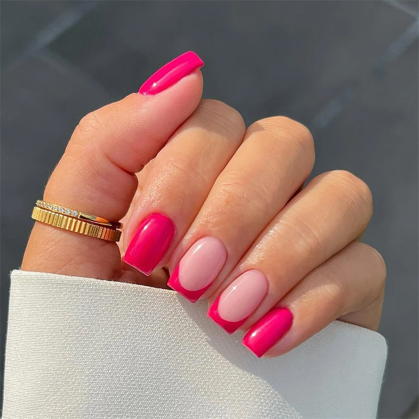 Juego de 24 uñas postizas acrí - Nail Art Simple reseña y precio