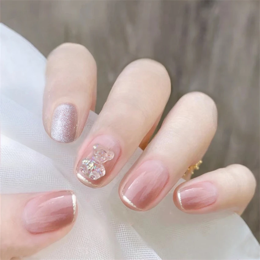 Juego de 24 uñas postizas acrí - Nail Art Simple reseña y precio