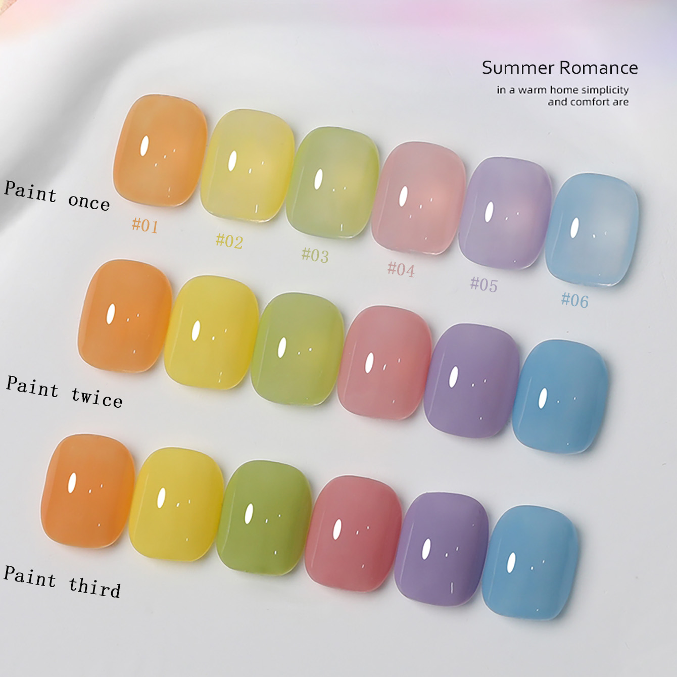 1-6 piezas PSK Nuevo Esmalte d - Nail Art Ice Blue reseña y precio