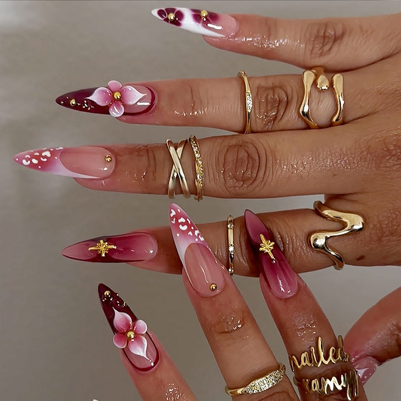 24 Uñas Postizas Francesas Col - Nail Art French Nails reseña y precio