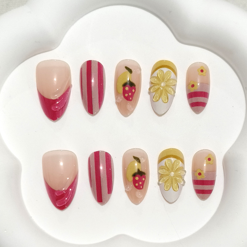 10 Uds. Adhesivos de Uñas Fran - Nail Art Y2K reseña y precio